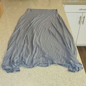 Lularoe gray maxi skirt